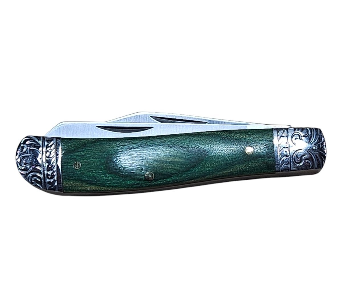 Elk Ridge 2 - Bladed Trapper Gentleman’s Knife – Classic Elegance Meets Everyday Utility - Knife - Custom Crafting Alliance, LLC