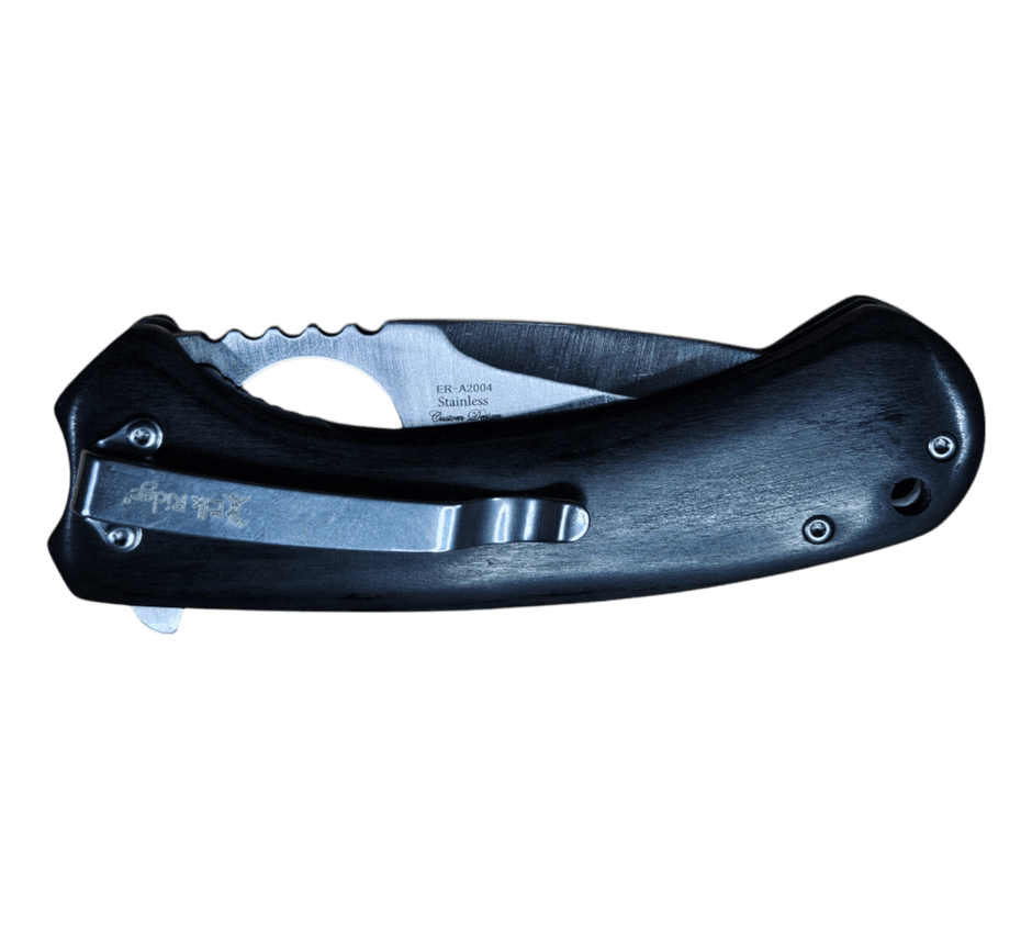 Elk Ridge 8.18 - Inch Spring - Assist Pocket Knife – Personalized With Your Special Message For The Occasion - Knife - Custom Crafting Alliance, LLC