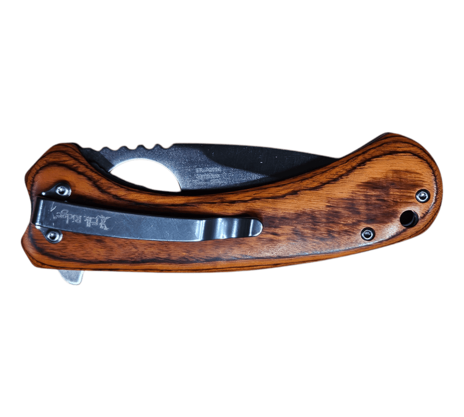 Elk Ridge 8.18 - Inch Spring - Assist Pocket Knife – Personalized With Your Special Message For The Occasion - Knife - Custom Crafting Alliance, LLC
