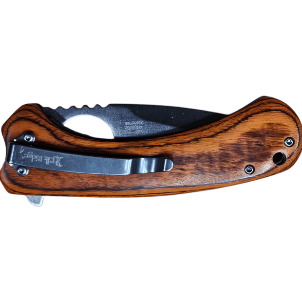 Elk Ridge 8.18 - Inch Spring - Assist Pocket Knife – Personalized With Your Special Message For The Occasion - Knife - Custom Crafting Alliance, LLC