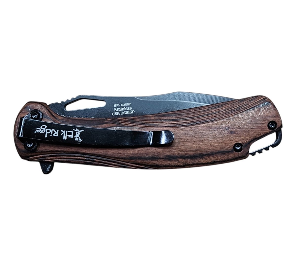 Elk Ridge Spring Assist Pocket Knife with 7.87 - Inch Overall Length – Durable, Stylish, and Functional - Knife - Custom Crafting Alliance, LLC