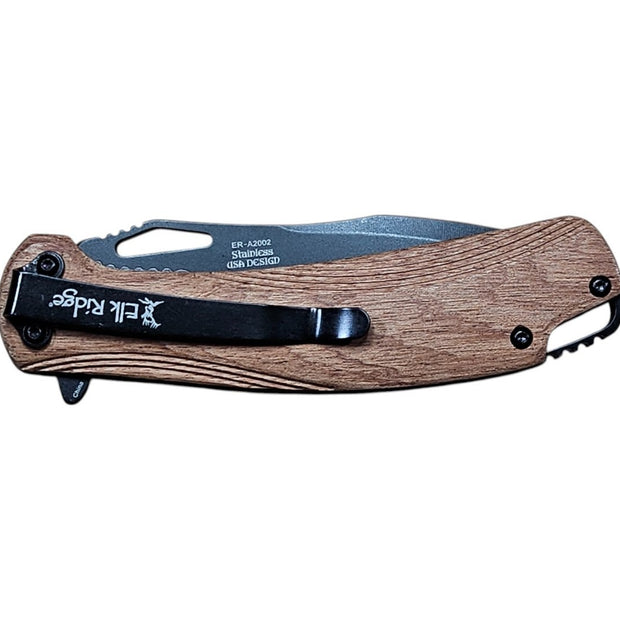 Elk Ridge Spring Assist Pocket Knife with 7.87 - Inch Overall Length – Durable, Stylish, and Functional - Knife - Custom Crafting Alliance, LLC