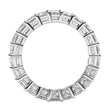 Emerald Cut Lab Grown Diamond Eternity Ring in 14k White Gold (4 cttw FG/VS2) - Rings - Custom Crafting Alliance, LLC