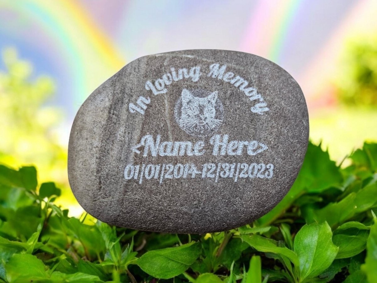 Engraved Memorial and Achievement Stones – Personalized Tributes for Pets, People, and Milestones - Memorial Stone - Custom Crafting Alliance, LLC