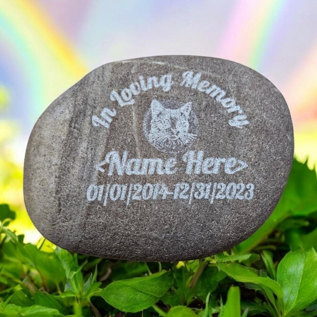 Engraved Memorial and Achievement Stones – Personalized Tributes for Pets, People, and Milestones - Memorial Stone - Custom Crafting Alliance, LLC