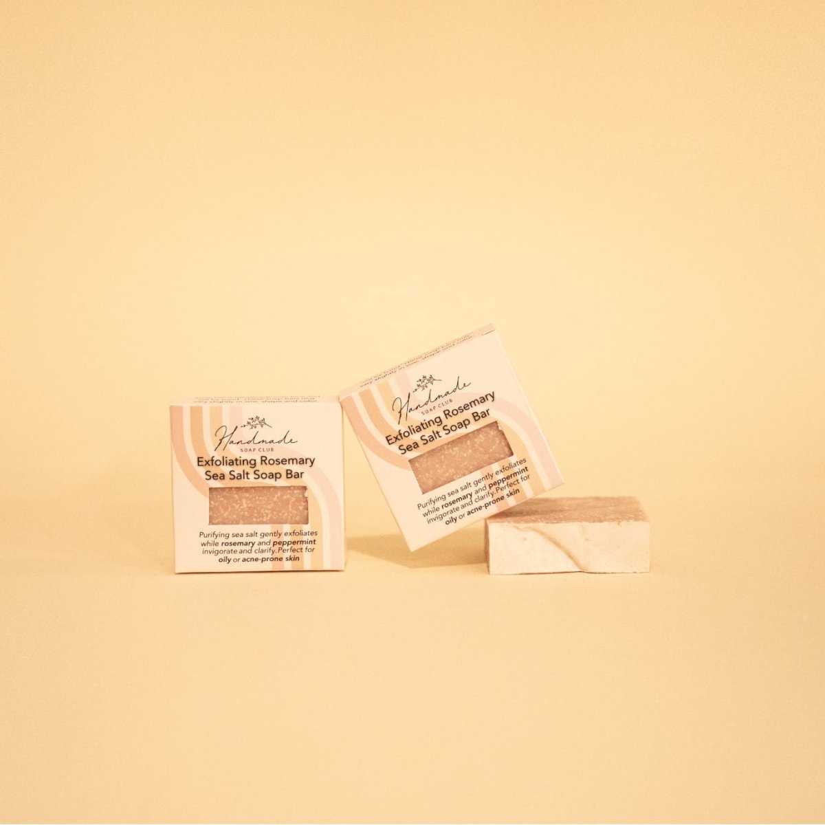 Exfoliating Rosemary Sea Salt Soap Bar - Bar Soap - Custom Crafting Alliance, LLC