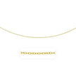 2.5mm 14k Yellow Gold Pendant Chain with Textured Links