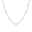 14k Yellow Gold CZ By the Yard Long Links