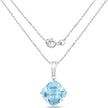 11.10 Carat Genuine Blue Topaz .925 Sterling Silver Pendant