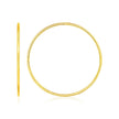Endless Hoop Style Earrings in 14K Yellow Gold