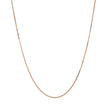 14k Rose Gold Classic Box Chain 0.45mm