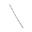.925 Sterling Silver 1 3/4 Cttw Diamond Wave and X Link Tennis Bracelet (I-J Color, I3 Clarity) - 7