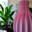 Facetta 3D - Printed Geometric Vase – Modern Artistry for Your Home - Vase - Custom Crafting Alliance, LLC