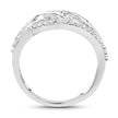 0.72 Carat Genuine White Diamond 14K White Gold Ring (E-F-G Color, VS-SI Clarity)