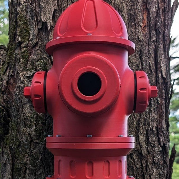 Fire Hydrant Birdhouse – Quirky Garden Décor for Backyard & Birds - Bird House - Custom Crafting Alliance, LLC