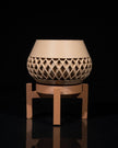 Geometric Elegance Vase with Stand – 3D - Printed Modern Home Decor - Vase - Custom Crafting Alliance, LLC