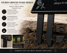 Granite Memorial Plaque with Photo, Custom Ceramic Portrait Grave Marker, Personalized Headstone Style Marker - Memorial Stone - Custom Crafting Alliance, LLC