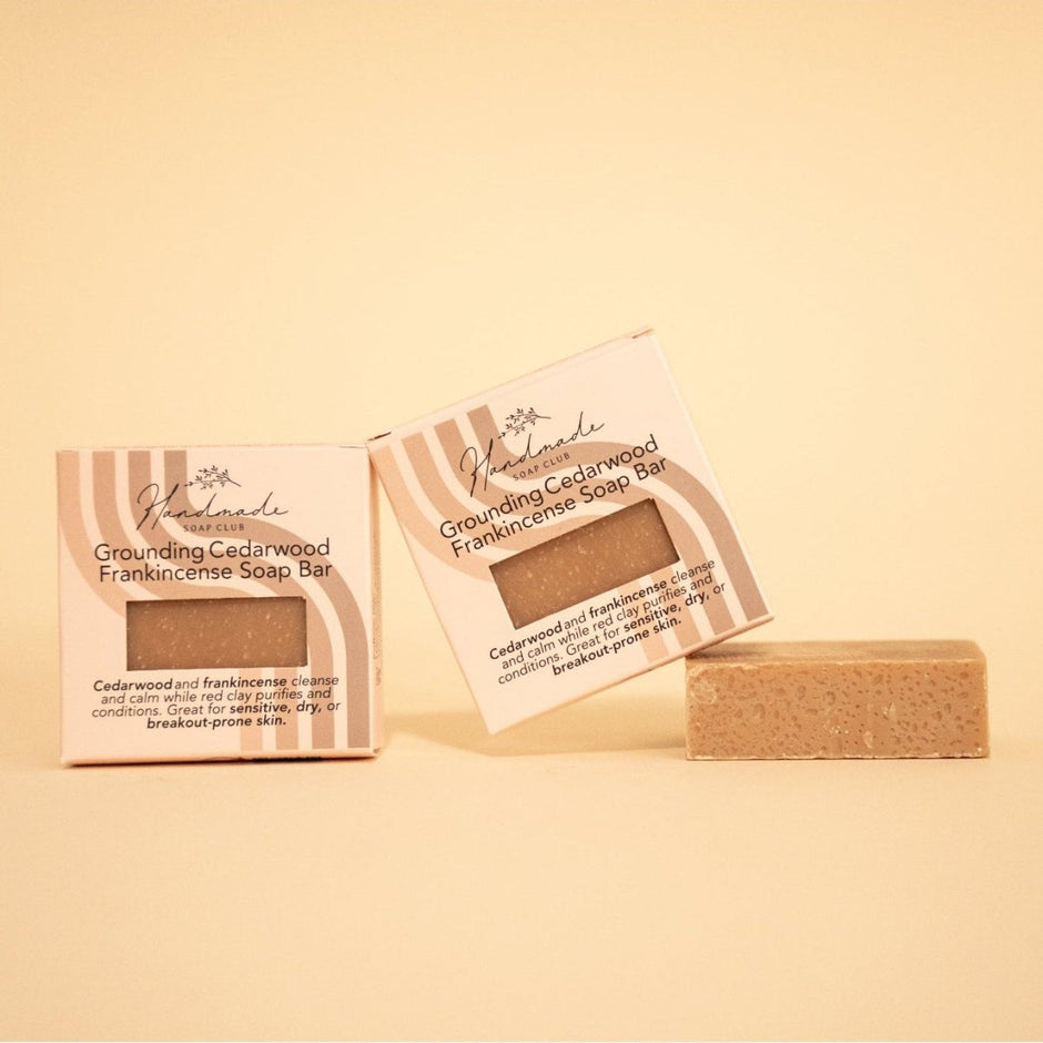 Grounding Cedarwood Frankincense Soap Bar - Bar Soap - Custom Crafting Alliance, LLC