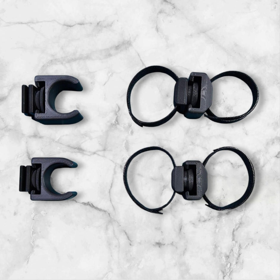 Hands - Free Cane Clip Set: Universal & Fixed Sizes, 16 Colors - Mobility Aides - Custom Crafting Alliance, LLC