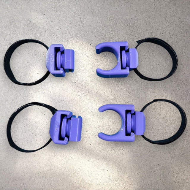 Hands - Free Cane Clip Set: Universal & Fixed Sizes, 16 Colors - Mobility Aides - Custom Crafting Alliance, LLC