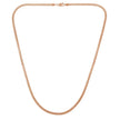 Ice Barrel Chain in 14k Rose Gold (3.10 mm) - Necklaces - Custom Crafting Alliance, LLC