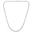 Ice Barrel Chain in 14k White Gold (3.10 mm) - Necklaces - Custom Crafting Alliance, LLC
