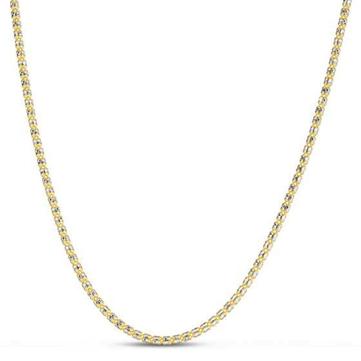 Ice Barrel Chain in 14k Yellow Gold (2.70 mm) - Necklaces - Custom Crafting Alliance, LLC