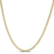 Ice Barrel Chain in 14k Yellow Gold (3.23 mm) - Necklaces - Custom Crafting Alliance, LLC
