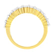 IGI Certified 1.0 Cttw Diamond 10K Yellow Gold Prong Set Fluted Band Style Wedding Ring (J-K Color, I1-I2 Clarity) - Size 7 - Rings - Custom Crafting Alliance, LLC