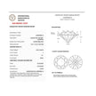 IGI Certified 14K White Gold 5.00 Cttw Round Brilliant-Cut Lab Grown Diamond Classic 4-Prong Stud Earrings with Screw Backs (F-G Color, SI1 Clarity) - Earrings - Custom Crafting Alliance, LLC