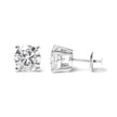 IGI Certified 14K White Gold 5.00 Cttw Round Brilliant-Cut Lab Grown Diamond Classic 4-Prong Stud Earrings with Screw Backs (F-G Color, SI1 Clarity) - Earrings - Custom Crafting Alliance, LLC
