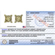 IGI Certified 14K Yellow Gold 1/4 Cttw Princess-Cut Diamond Solitaire Stud Earrings - Earrings - Custom Crafting Alliance, LLC