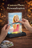 Personalized Crystal Photo Block with LED Base, Custom 4x6 Illuminated Keepsake