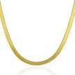 Imperial Herringbone Chain in 10k Yellow Gold (5.00 mm) - Necklaces - Custom Crafting Alliance, LLC