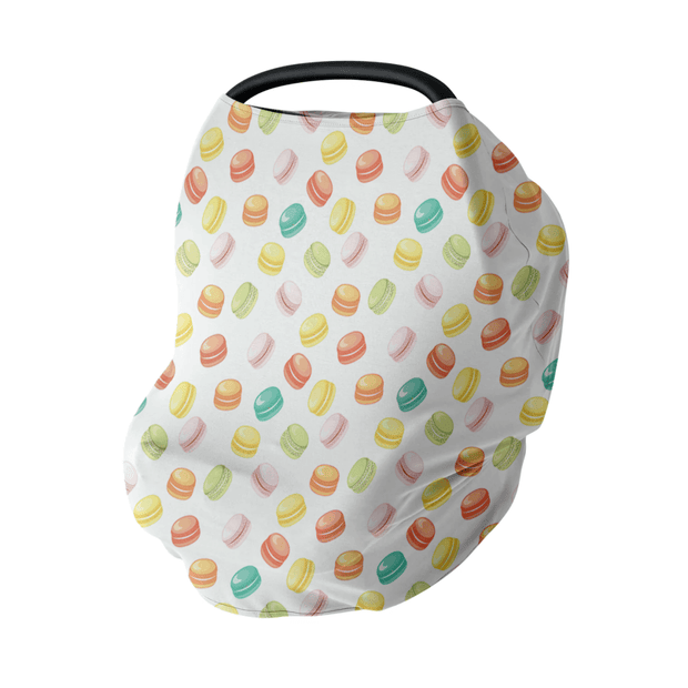 Jersey Knit Polyester Car Seat Cover in Sweet Macarons - Car Seat Cover - Custom Crafting Alliance, LLC