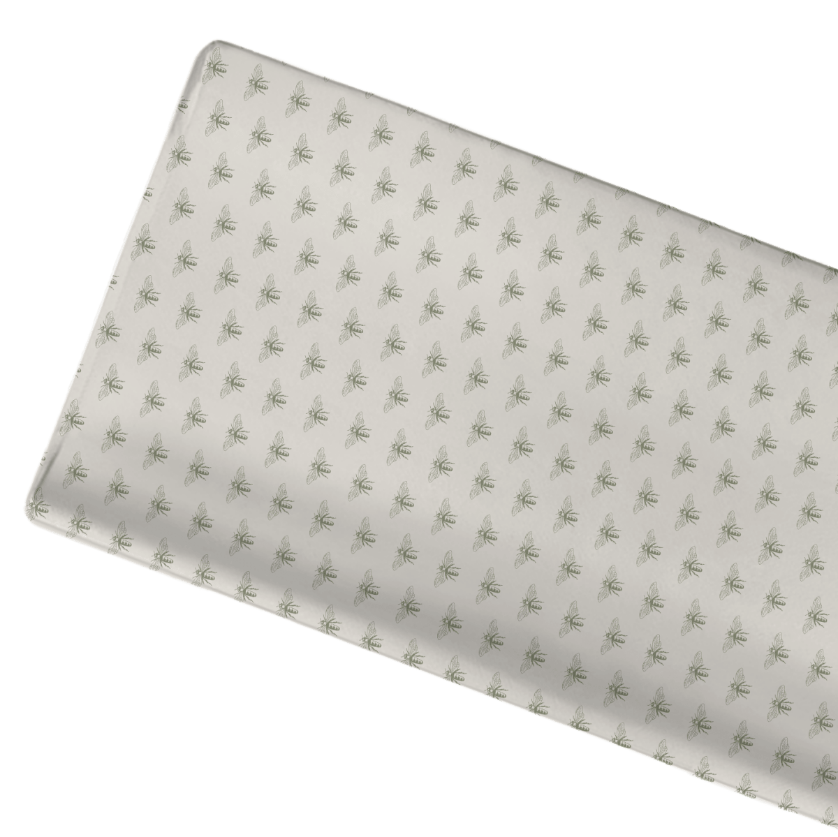 Jersey Knit Polyester Changing Pad Cover in Buzzy Bees - Changing Pad Cover - Custom Crafting Alliance, LLC