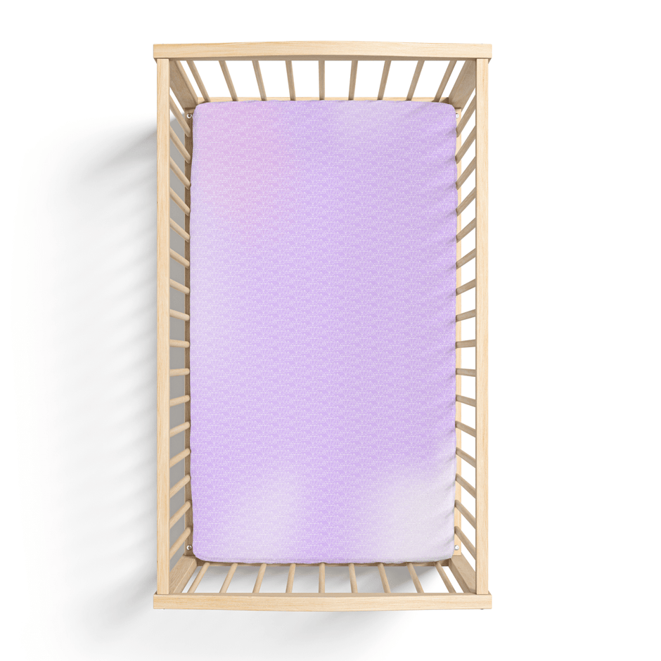 Jersey Knit Polyester Crib Sheet in Diamond Dreams - Crib Sheet - Custom Crafting Alliance, LLC