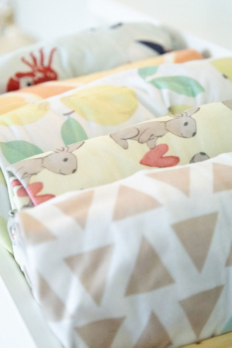 Jersey Knit Polyester Crib Sheet in Every Which Way - Crib Sheet - Custom Crafting Alliance, LLC