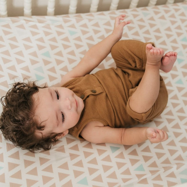 Jersey Knit Polyester Crib Sheet in Every Which Way - Crib Sheet - Custom Crafting Alliance, LLC