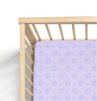 Jersey Knit Polyester Crib Sheet in Field of Daisies - Crib Sheet - Custom Crafting Alliance, LLC