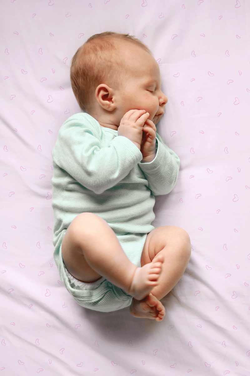 Jersey Knit Polyester Crib Sheet in Love Me True - Crib Sheet - Custom Crafting Alliance, LLC