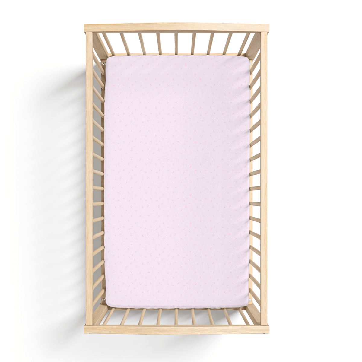 Jersey Knit Polyester Crib Sheet in Love Me True - Crib Sheet - Custom Crafting Alliance, LLC