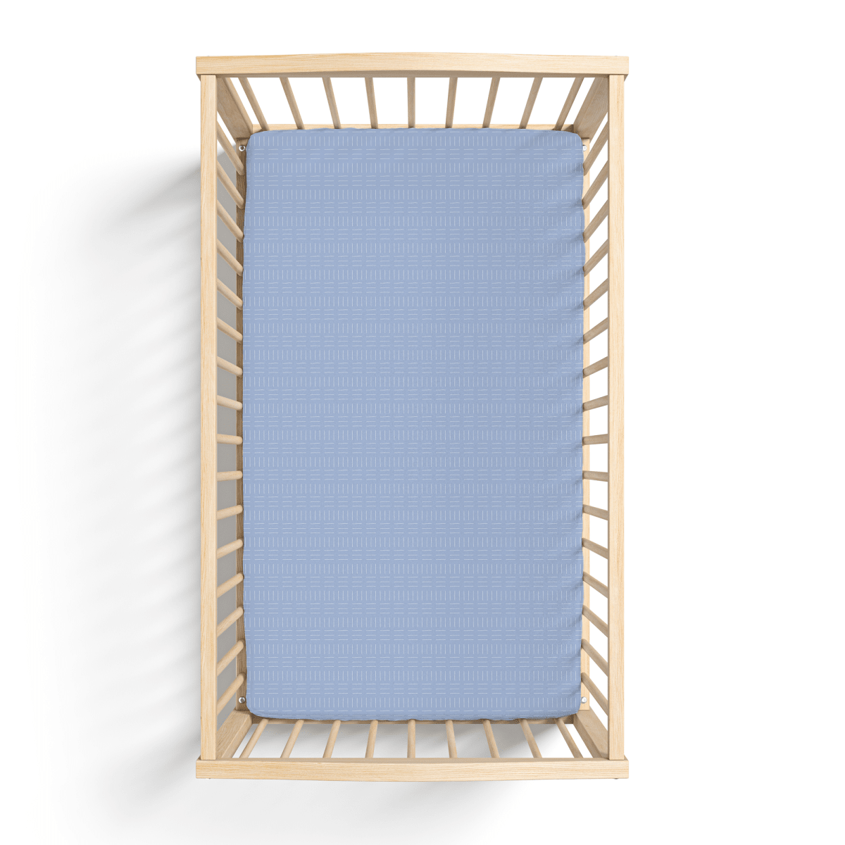 Jersey Knit Polyester Crib Sheet in Tally Cross - Crib Sheet - Custom Crafting Alliance, LLC