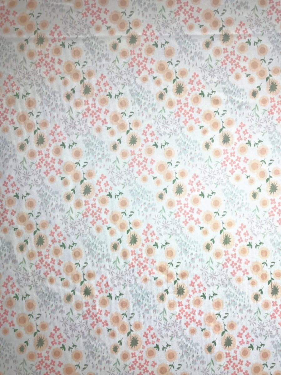 Jersey Knit Polyester Crib Sheet in Wildflower Meadow - Crib Sheet - Custom Crafting Alliance, LLC