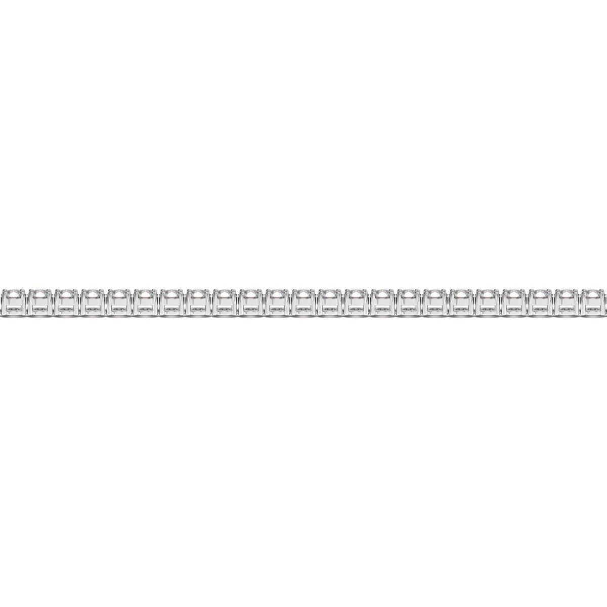 Lab Grown Round Diamond Tennis Bracelet in 14k White Gold (2 cctw F/G VS2/SI1) - Bracelets - Custom Crafting Alliance, LLC