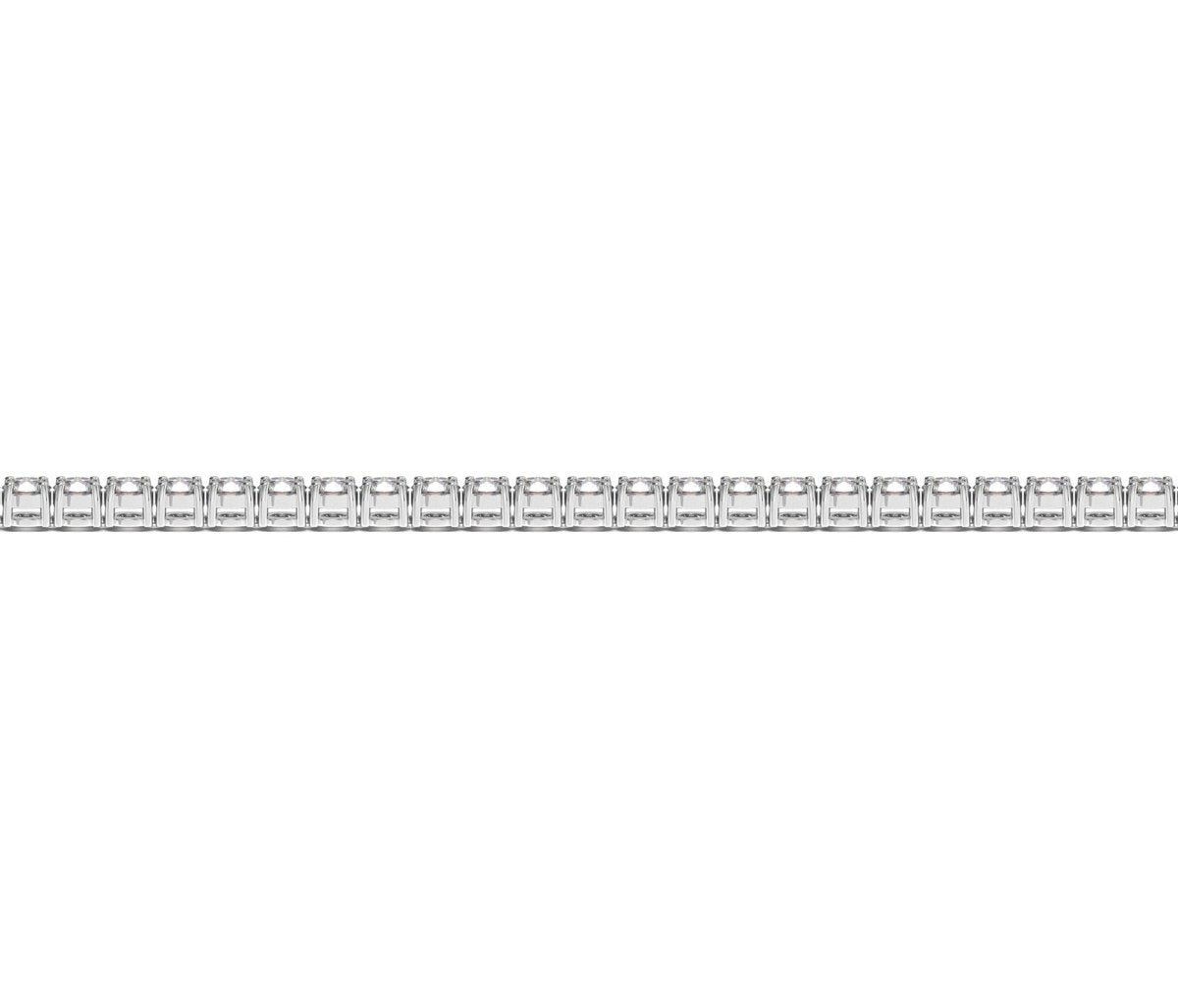 Lab Grown Round Diamond Tennis Bracelet in 14k White Gold (2 cctw F/G VS2/SI1) - Bracelets - Custom Crafting Alliance, LLC