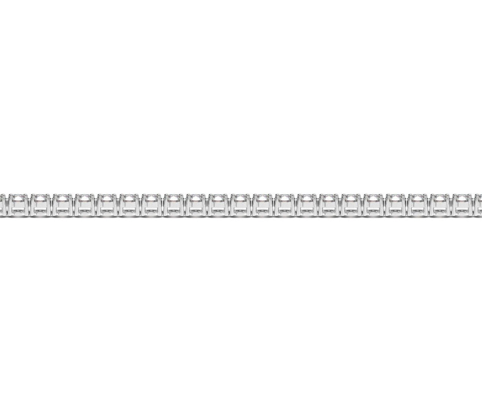 Lab Grown Round Diamond Tennis Bracelet in 14k White Gold (3 cctw F/G VS2/SI1) - Bracelets - Custom Crafting Alliance, LLC
