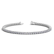 Lab Grown Round Diamond Tennis Bracelet in 14k White Gold (3 cctw F/G VS2/SI1) - Bracelets - Custom Crafting Alliance, LLC