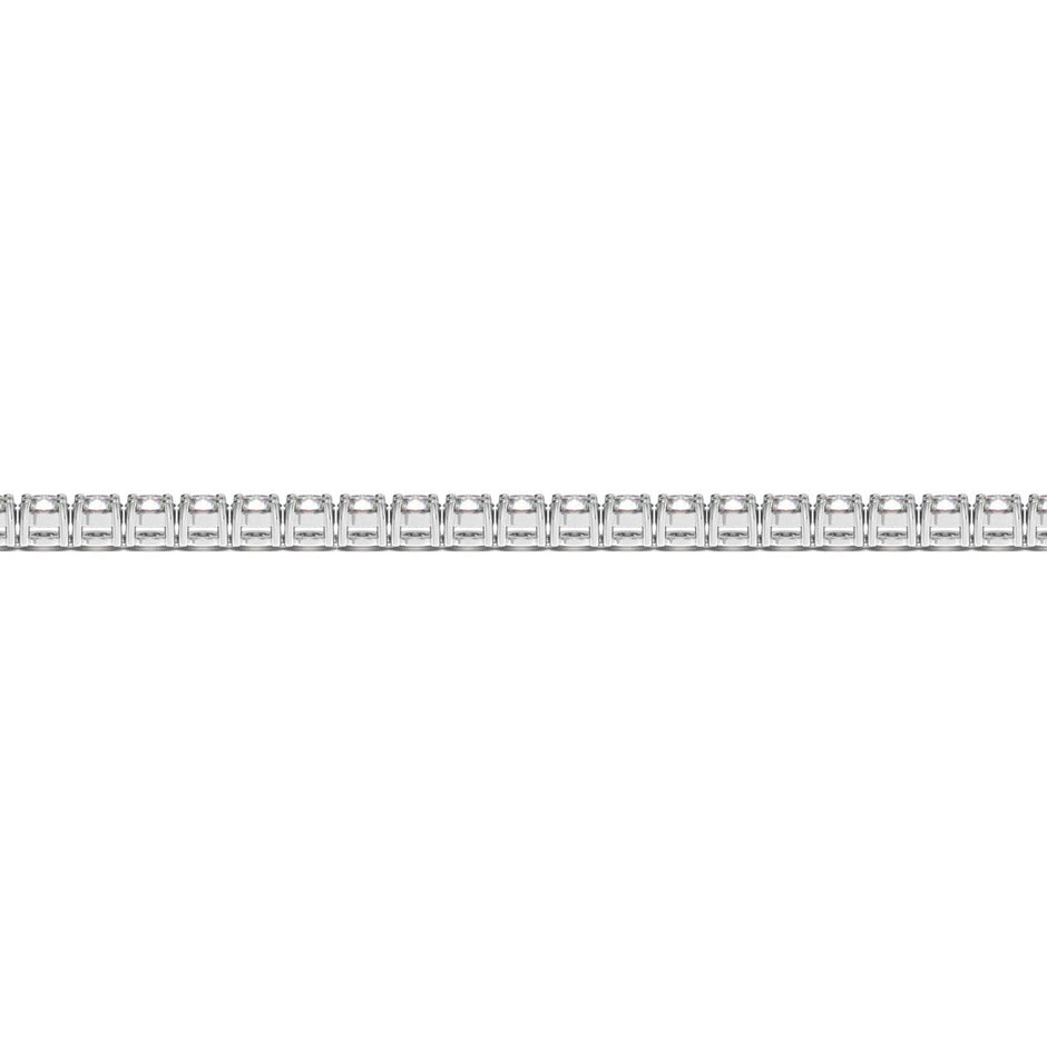 Lab Grown Round Diamond Tennis Bracelet in 14k White Gold (4 cctw F/G VS2/SI1) - Bracelets - Custom Crafting Alliance, LLC
