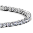 Lab Grown Round Diamond Tennis Bracelet in 14k White Gold (4 cctw F/G VS2/SI1) - Bracelets - Custom Crafting Alliance, LLC